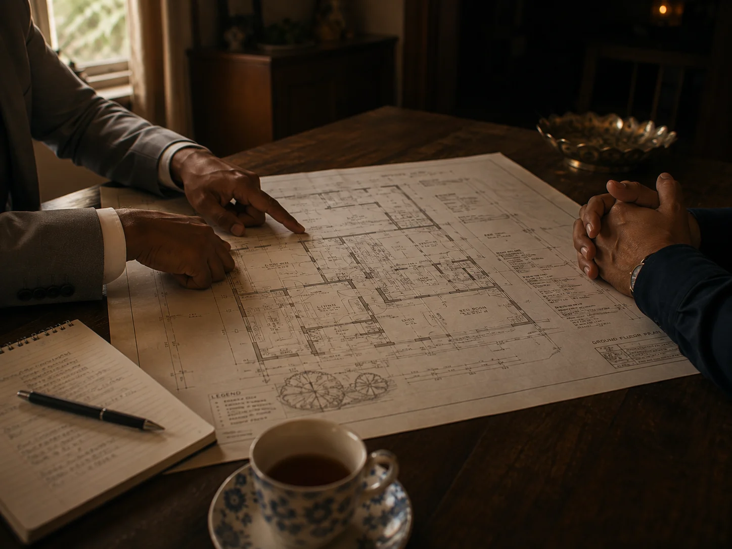 A residential consultation in progress
